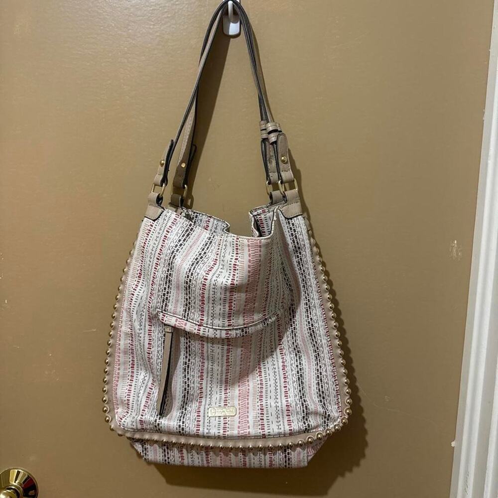 Jessica Simpson studded boho hobo bag